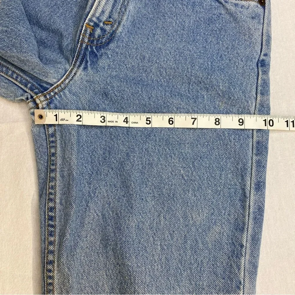 Vintage Levi’s 1997 Paisley Trim High Rise Jeans Girls 12 Orange Tab